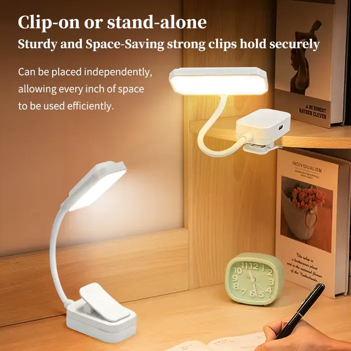 Lampe de lecture LED rechargeable pour la lecture au lit