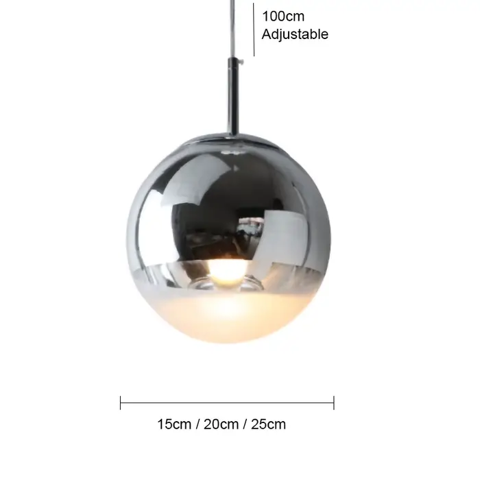 Boule pendentif lumières moderne nordique suspension lustres lampe suspendue éclairage intérieur cha