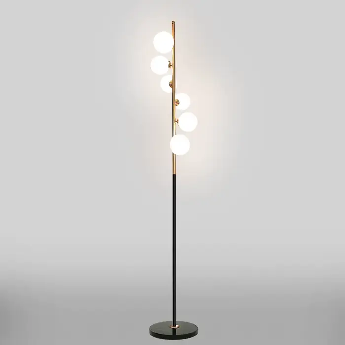 Lampe autoportante en verre au design nordique post-moderne, luminaire décoratif d'intérieur, idéal 