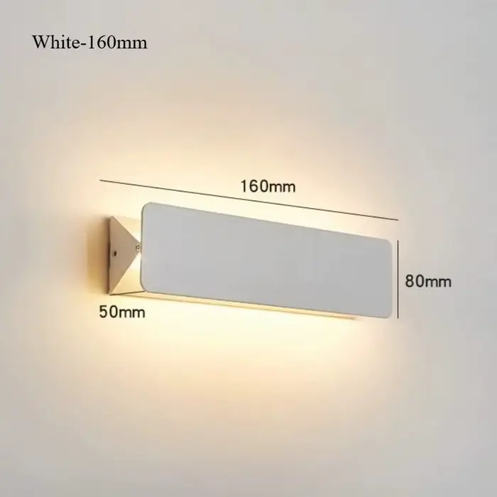 Applique murale LED d'intérieur en alliage d'aluminium, Angle réglable, pour la maison, le salon, la