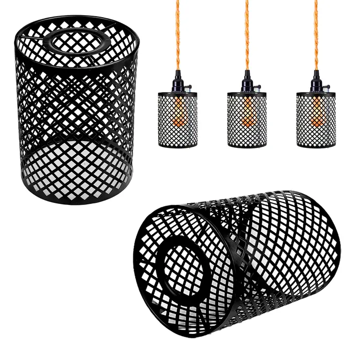 1 abat-jour moderne en maille, abat-jour uniquement, abat-jour en métal, adapté aux lustres, lampes 
