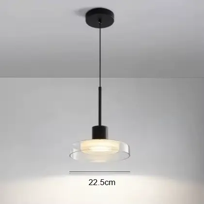 Lampe suspendue de styliste italien, Art créatif, en acrylique, ovni lévitant, pour salon, Restauran
