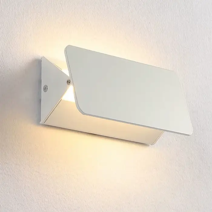 Applique murale LED à angle réglable 5W 10W 15W en alliage d'aluminium pour salon, chambre, miroir d