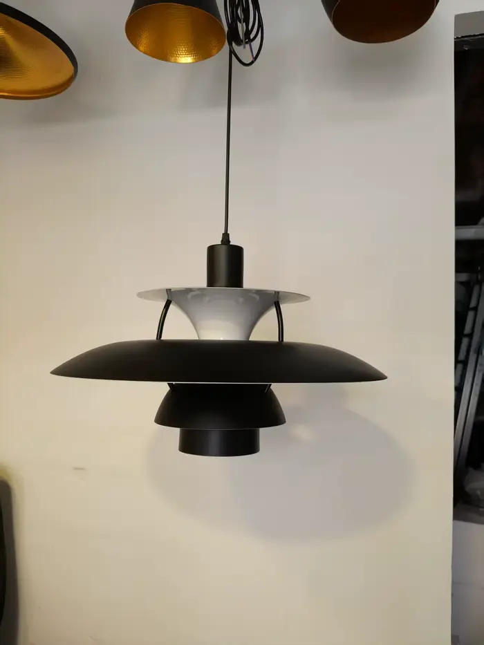 Lustre de plafond en forme de parapluie de designer danois, lampe suspendue LED moderne et colorée p