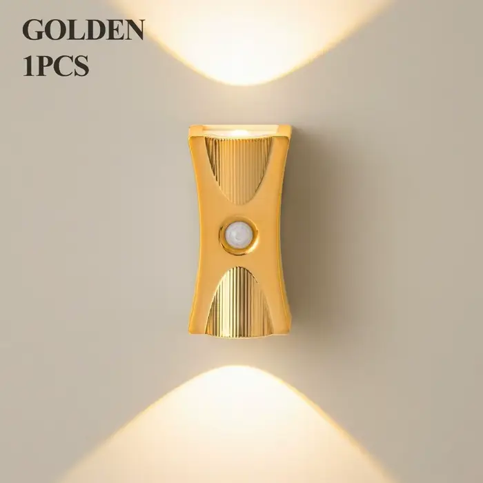 Lampe murale LED à luminosité réglable, 3 couleurs, sans fil, rechargeable, veilleuse étanche, base 