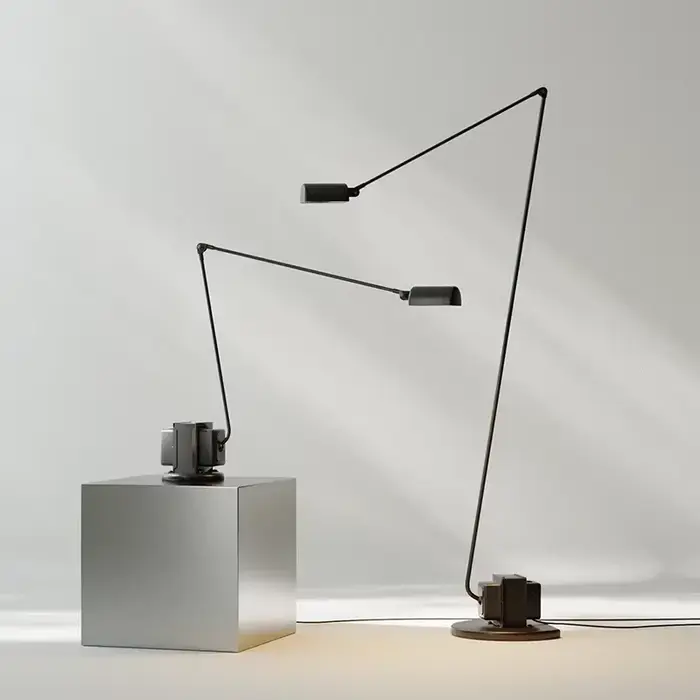 Lampes de sol LED minimalistes réglables