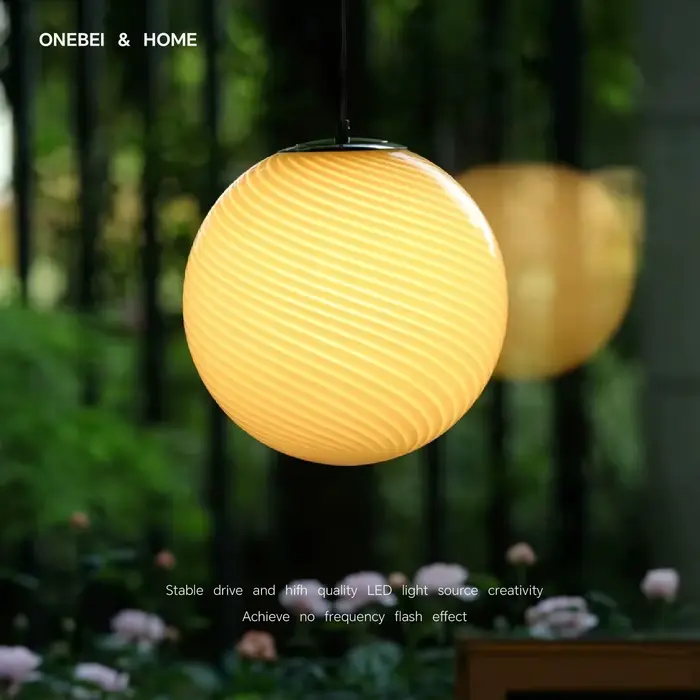 Lampe suspendue Murano Lollipop colorée à bulles créatives